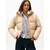 Tommy Jeans Zimska jakna brokat/svetlo rjava