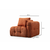 ATELIER DEL SOFA Amaris 2 Seater With Pouffe Orange ugaona sofa
