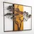 Wallity Zidna dekoracija Acacia Tree - 388-A, 90x58x3 cm, Smeđe boje