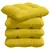 Jastučići za sjedenje 4 pcs Svijetlo žuta 40 x 40 x 12 cm