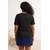 Trendyol Curve Ženska bluza Tbbss26Af00131, Crna