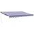 Tenda na uvlačenje plavo-bijela 4,5x3 m od tkanine i aluminija