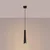 Sollux SL.1400 - Luster na sajli PRYSM 1xG9/8W/230V crna