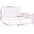Vidaxl Box spring postelja z vzmetnico LED črna 200x200 cm žamet