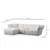 Atelier del Sofa Ugaona garnitura Boxer, 290x165 cm, Bela