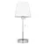 Endon 99596 - Stona lampa 1xE27/10W/230V bela/sjajni hrom