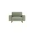 ATELIER DEL SOFA 1-Seat Sofa - fotelja Sparrow Loveseat Sea Green Walnut