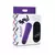 Bang! Vibrating Bullet with Remote Control Purple