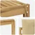 Set vanjskih sofa s jastukom 4 pcs Bijela i bež