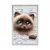 Plakat ljubka mucka - 20x30 white