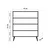 Hanah Home Komoda Multilux Hrast