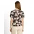 TOM TAILOR DENIM Bluza slonovina/temno rjava