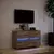 Zidni TV ormarić s LED svjetlima smeđa boja hrasta 80x31x45 cm