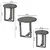 Hanah Home Set klub stolova, 3 komada Mira Orah