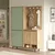 Hanah Home Komplet predsoblja OS1-SY, 147.4x35.5x195.6 cm, Zeleni