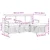 Set vanjskih sofa s jastukom 4 pcs Prirodna i antracit
