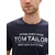 TOM TAILOR Majica temno modra/bela