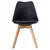 ModernHome Set trpezarijskih stolica Filipo, 4 komada, Crni