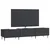 TV ormar s ladicama Crna 147 x 34,5 x 32 cm Konstruirano drvo