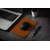 Solier usnjena podloga za miško MousePAD rjava
