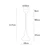 Opviq Luster Berceste-N-1366, 117cm, 16 cm, E27
