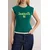 Trendyol Milla Ženska majica TWOSS26TS00087, Zelena