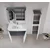 HANAH HOME Kupatilski ormarić sa umivaonikom i ogledalom (2 komada) Tivoli 100 697