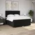 vidaXL vidaXL Box spring postelja z vzmetnico črna 180x200 cm blago, (21321439)