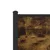 Vidaxl Kovinski posteljni okvir brez vzmetnice dimljen hrast 107x203cm