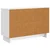 Kreveta s ladicama Bijela visokog sjaja 89 x 34,5 x 60 cm