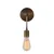Opviq Zidna lampa E27 Socket, Bronzana