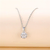 Ogrlica Jasmin - srebrna KP21640