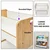 Hanah Home Polica za knjige, 57x55x34cm, Bela