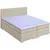 MID.YOU BOXSPRING POSTELJA 180 cm x 200 cm , tekstil, leseni material bež