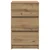 Vidaxl Nočne omarice s 3 predali 2 kosa artisan hrast 39x35x65 cm