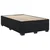 vidaXL Box spring postelja z vzmetnico črna 120x200 cm žamet