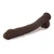 SuperLove Extra Long Realistic Silicone Dildo Brown Small
