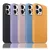 Maska Beautiful Shine Leather za iPhone 14 Pro Max narandžasta