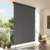 Rolo zavjesa Antracit 200 x 250 cm Tkanina i aluminij
