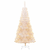 Umjetno božićno drvce s obojenim vrhovima bijelo 210 cm PVC