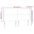 vidaXL vidaXL LED posteljno vzglavje modro 163x16x118/128 cm blago, (20952083)