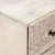 Sideboard za Pohranu Bijelo 60 x 33,5 x 75 cm Čvrsto drvo manga