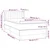 Vidaxl Box spring postelja z vzmetnico krem 80x200 cm blago