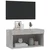TV ormarić s LED svjetlima siva boja betona 60x30x30 cm