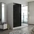 Hanah home Ormar Kale 180x210x52cm Belo-Crni