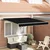 Skrovita tenda Crna 350 x 250 cm Poliester i čelik