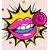Tapeta sladka pop art lizika - 245x270
