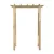 Vidaxl Obok za vrtnice 150x60x204 cm impregnirani les