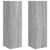 TV zidni ormar Zidne 2 pcs Siva Sonoma 30 x 31 x 100 cm