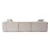 Atelier del Sofa Ugaona garnitura Lora 193x65x303cm Siva